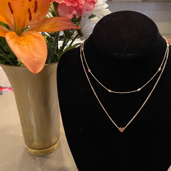 Jewelry - Double Layered Heart Necklace
